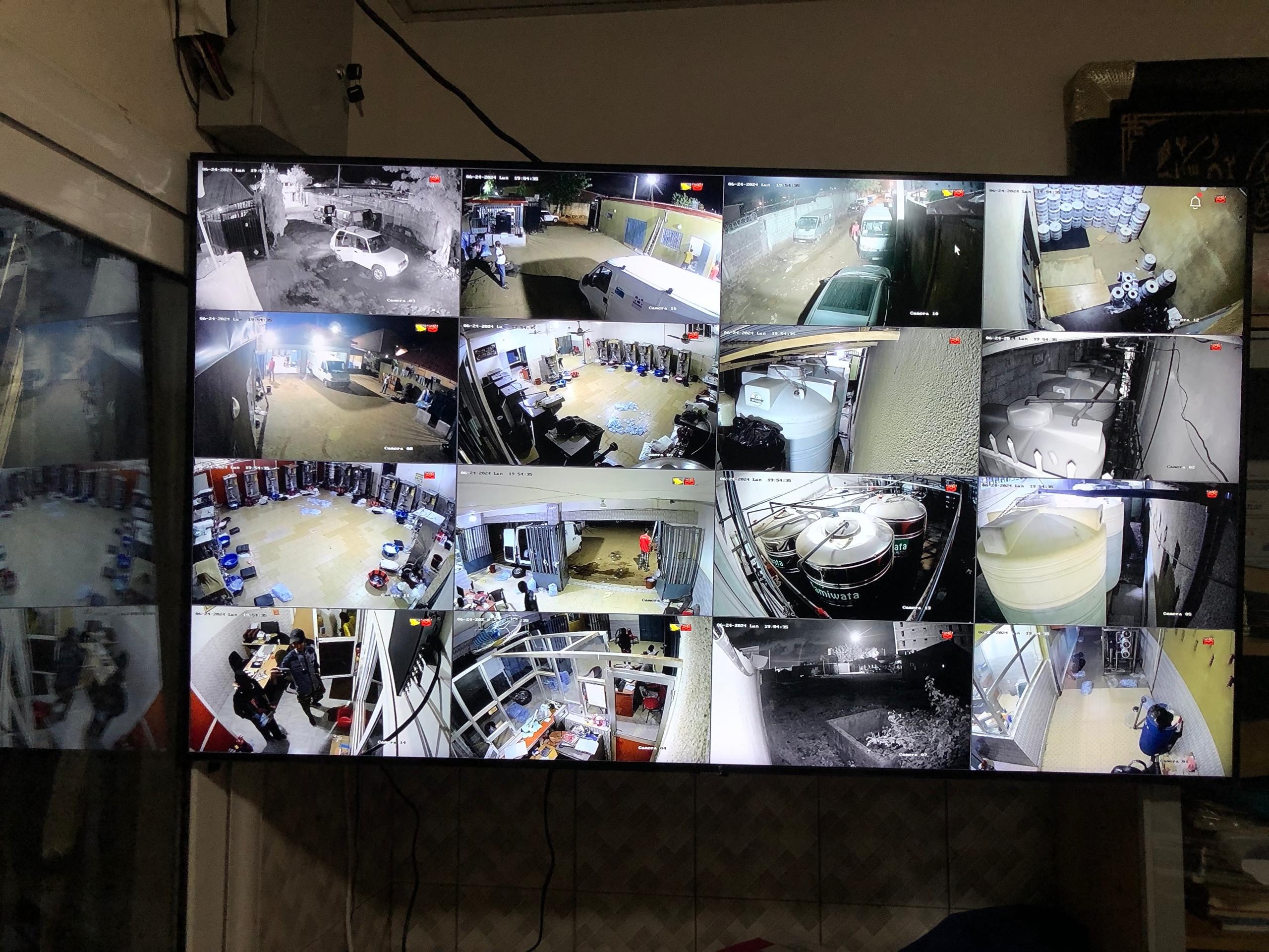 Vidéosurveillance commerce boutique Conakry système sécurité